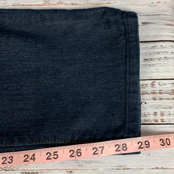 NYDJ “BOYFRIEND” Straight leg blue jeans size 8 - Picture 7 of 16